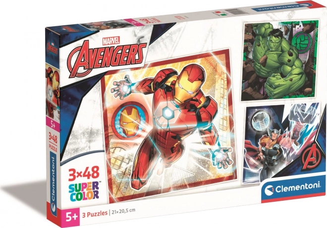 Clementoni Puzzle Avengers 3x48 Teile