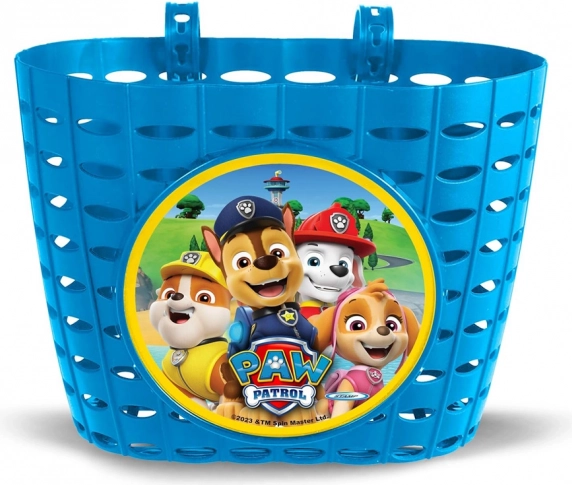 Verstellbarer Fahrrad- und Roller-Korb mit Paw Patrol Motiv