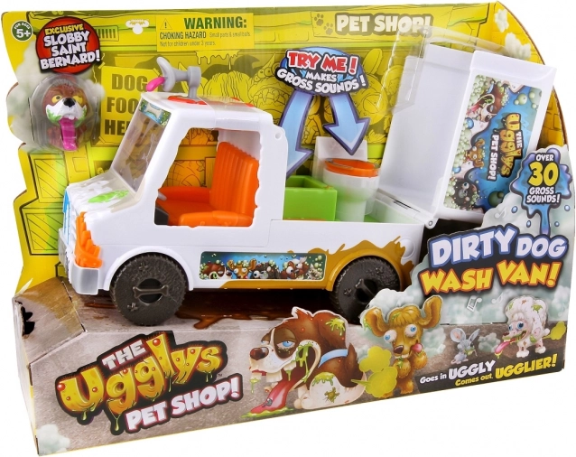Autowaschanlage mit Paskudniak-Figur – The Ugglys Pet Shop