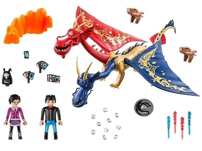 Spielset Dragons: Die 9 Welten - Wu & Wei und Jun