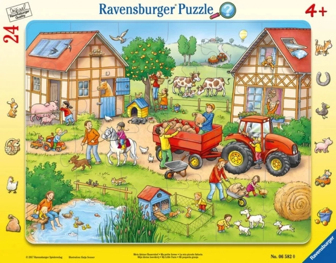 Ravensburger Kinderpuzzle Meine kleine Farm 24 Teile