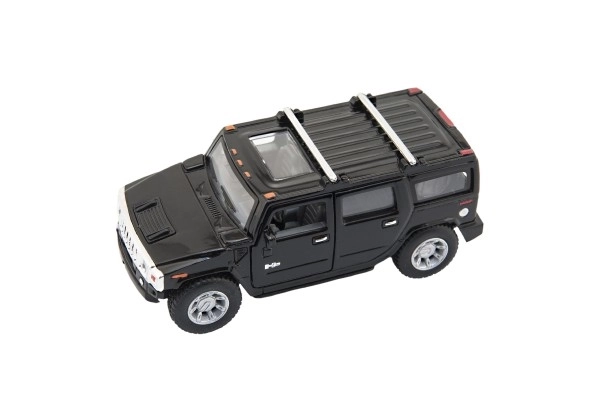 Kinsmart Hummer H2 SUV Metall/Plastik Rückzug 12 cm, 4 Farben im Box