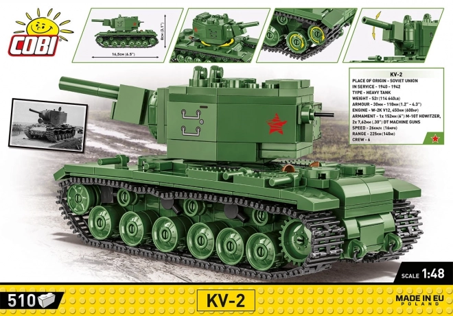 Historische Sammlung Zweiter Weltkrieg KV-2 Baukasten