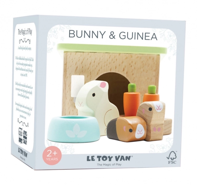 Le Toy Van Kaninchen- und Meerschweinchen-Set
