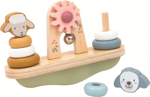 Holz-Balancier-Steckspiel mit Tierchen