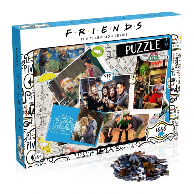 Freunde Puzzle Collage 1000 Teile