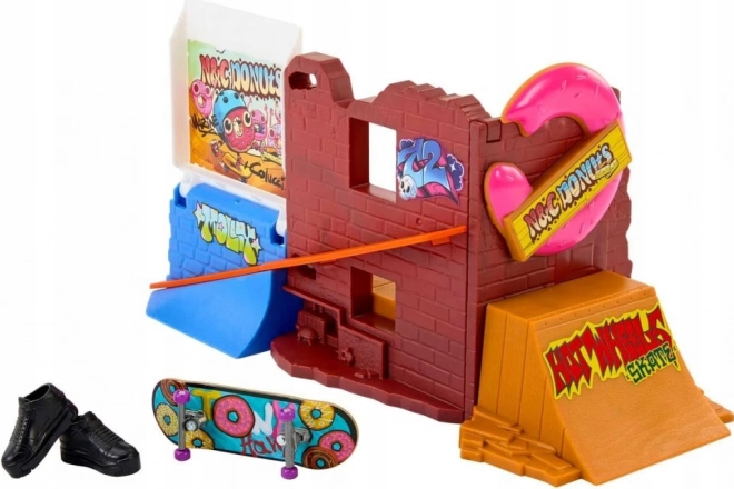 Hot Wheels Skate Stadion Skatepark Set – Donut-Skatepark