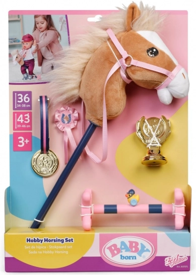 BABY born Set für Hobby Horsing für Puppen 43 cm
