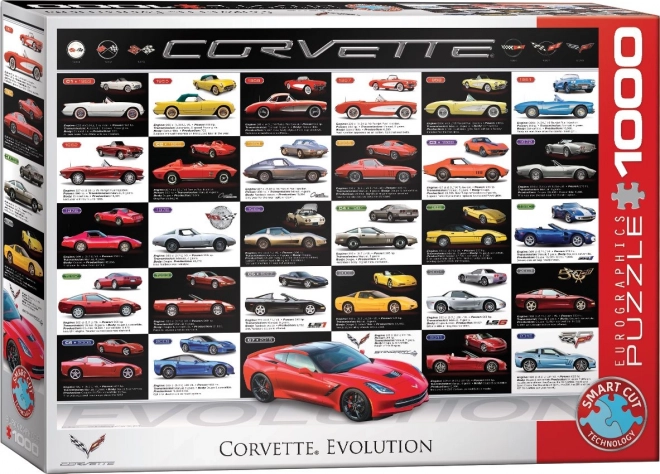 EUROGRAPHICS Puzzle Entwicklung Corvette 1000 Teile
