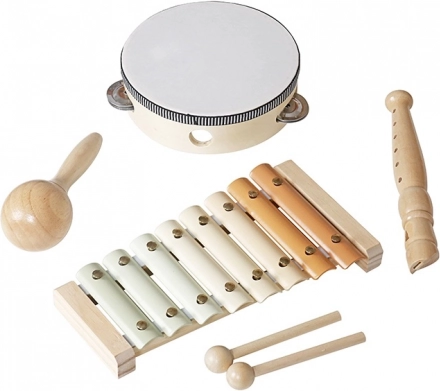 Musikset für Kinder 4-in-1 aus Holz