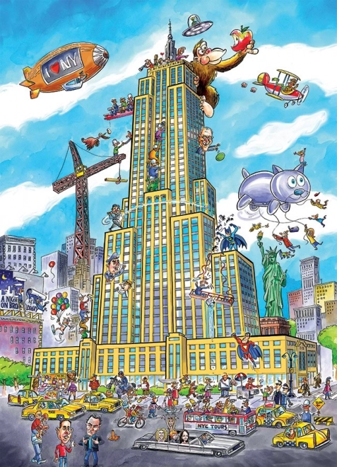 Cobble Hill Puzzle DoodleTown: Empire State 1000 Teile