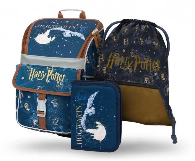 BAAGL 3er-Set Zippy HARRY POTTER Hogwarts: Ranzen, Etui, Beutel