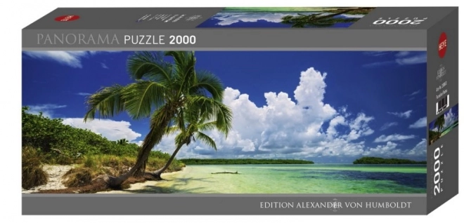 Puzzle 2000 Teile - Paradiesische Palmen
