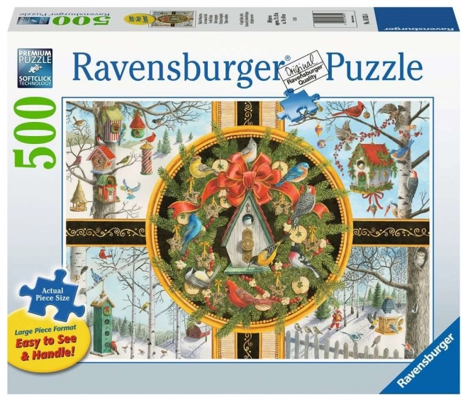 Puzzle Ravensburger Weihnachtsgesangsvögel XXL 500 Teile