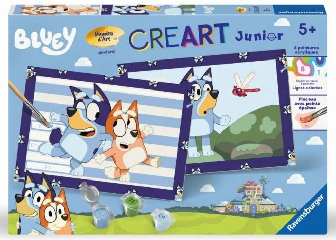 CreArt Bluey: Hundespäße - Kreatives Malkit