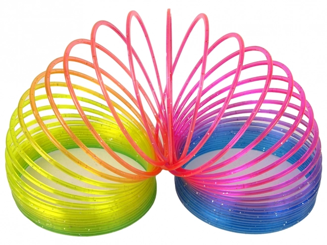Magische Regenbogenfeder mit Glitzer