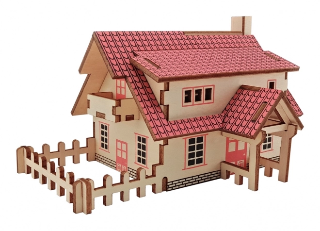 Holz 3D-Puzzle Ranch