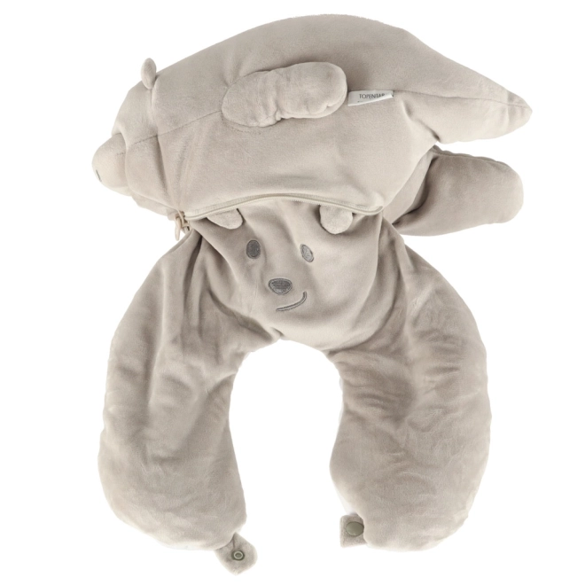 Reisekissen 2-in-1 in Form eines Teddybären
