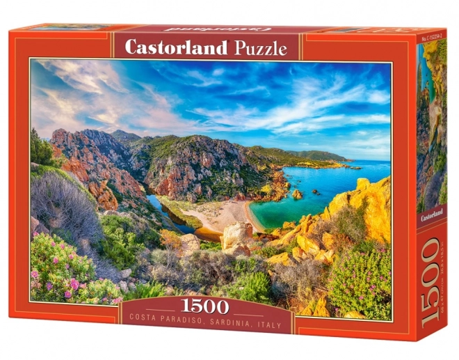 Puzzle 1500 Teile Costa Paradiso Sardinien Italien