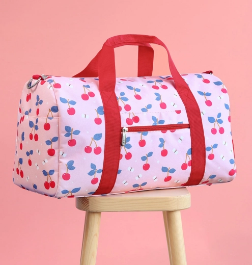 A Little Lovely Company - Kinderreisetasche mit Kirschmotiv