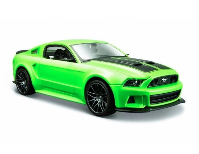 Ford Mustang Street Racer Modellauto Grün 1:24