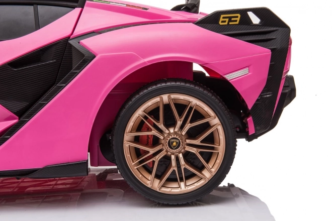 Lamborghini SIAN Kinderauto mit Batterie und Fernbedienung – Rosa