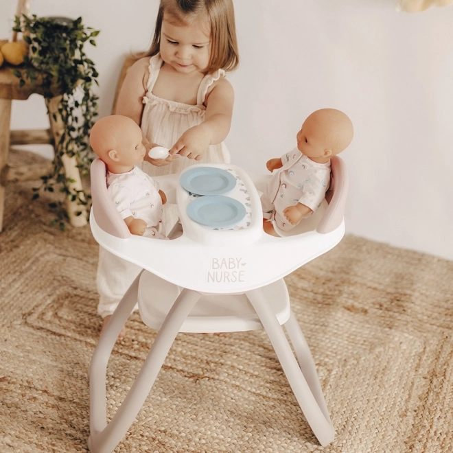 Baby Nurse Doppelhochstuhl für Zwillinge