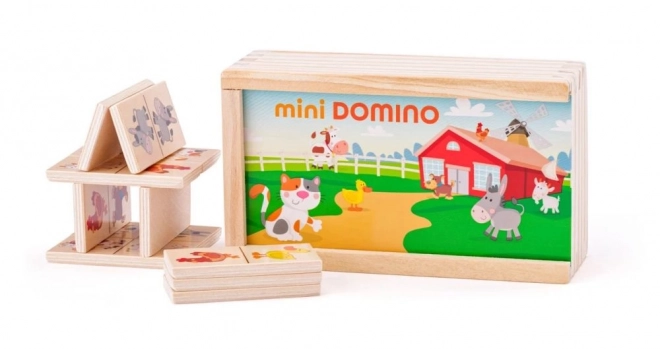 Mini Domino Tiere mit Box