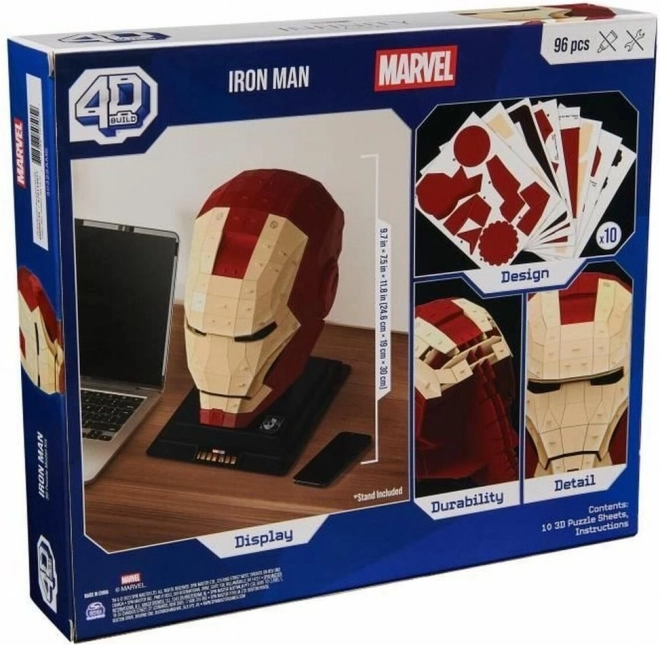 4D Puzzle MARVEL Iron Man Helm