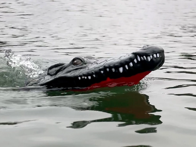 Fernbedienbare Krokodil-Boot 2in1 mit Fernsteuerung – Gelb