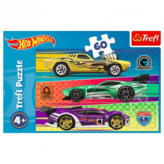 Hot Wheels Rennpuzzle 60 Teile