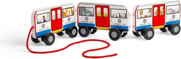 Bigjigs Toys Nachziehspielzeug Londoner U-Bahn
