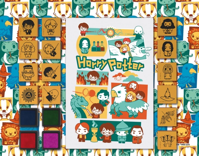 14 Schaumstoffstempel mit magischen Motiven