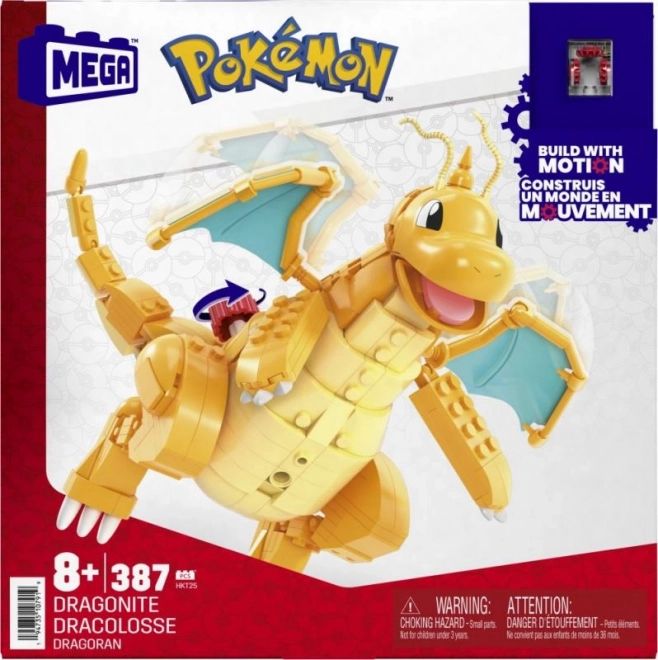 Baukasten Pokemon Dragonite mit Bewegungsfunktion