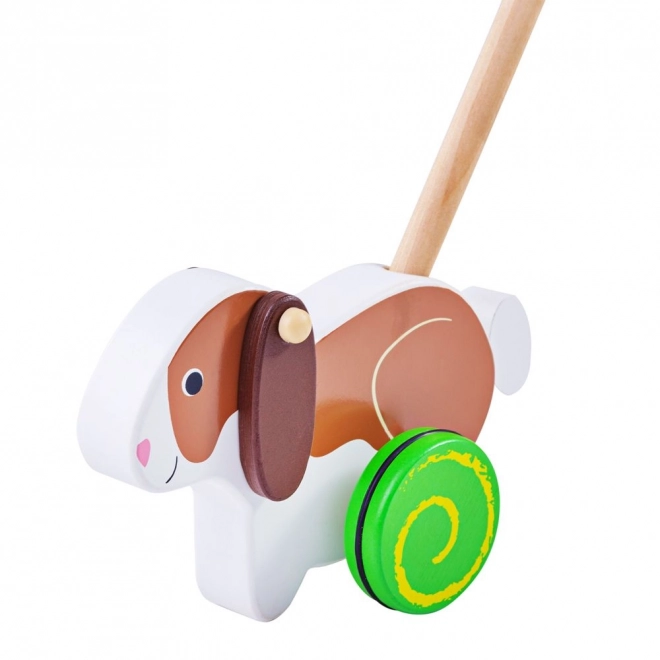 Bigjigs Baby Holz-Lauflernspielzeug Hase