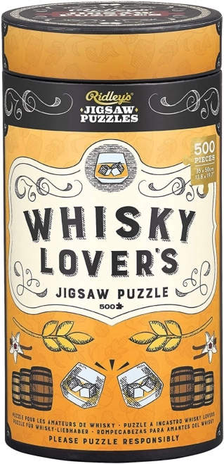 Ridley's Games Puzzle für Whisky-Liebhaber mit 500 Teilen