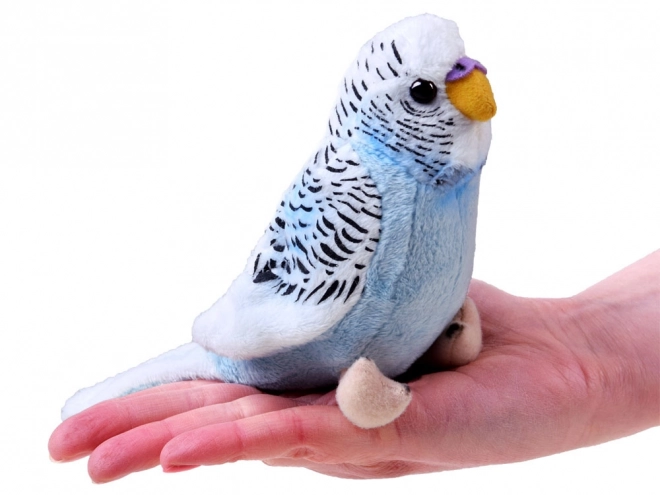 Maskottchen blauer Papagei