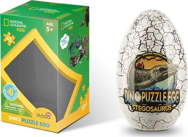 National Geographic Stegosaurus Puzzle Ei von CubicFun