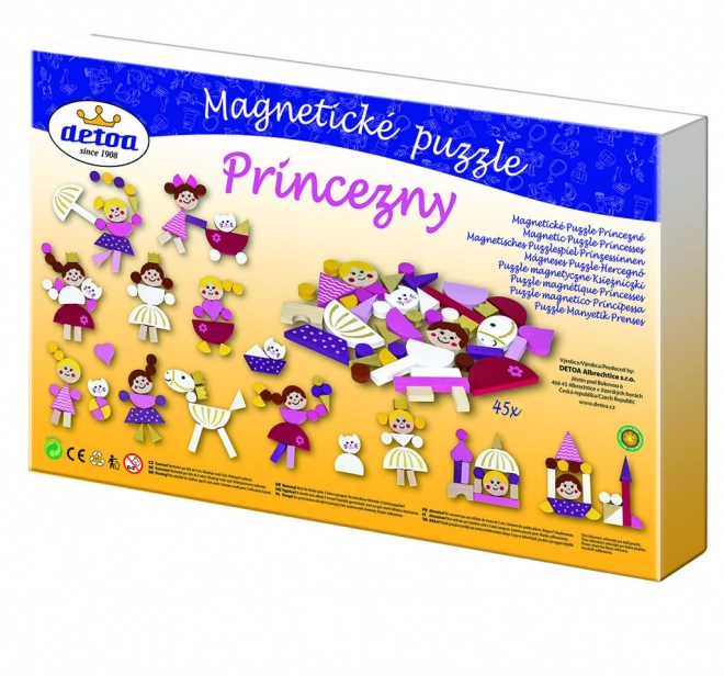 Magnetisches Puzzle Prinzessinnen