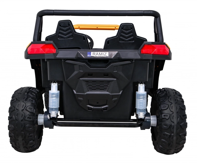 Buggy ATV Racing pro 2 Kinder + Antrieb 4x4 + Fernsteuerung + langsamer Start + MP3 LED – Gold