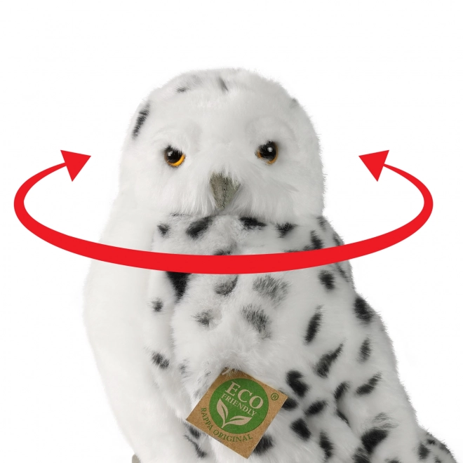 Kuschel-Schneeeule ECO-FRIENDLY 28 cm