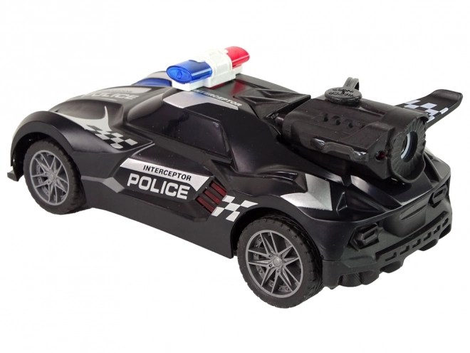 Schwarzes R/C Polizeiauto ferngesteuert