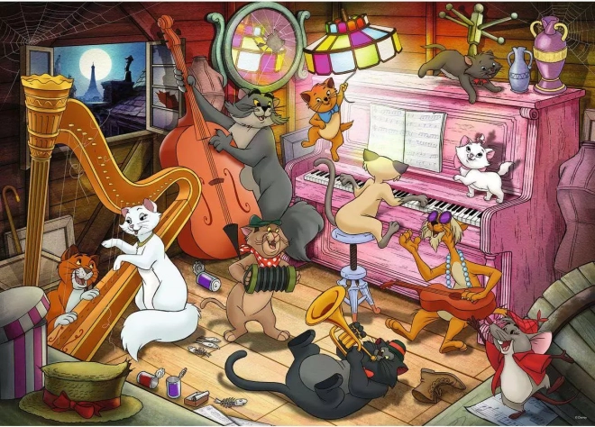 Disney Aristocats Puzzle 1000 Teile