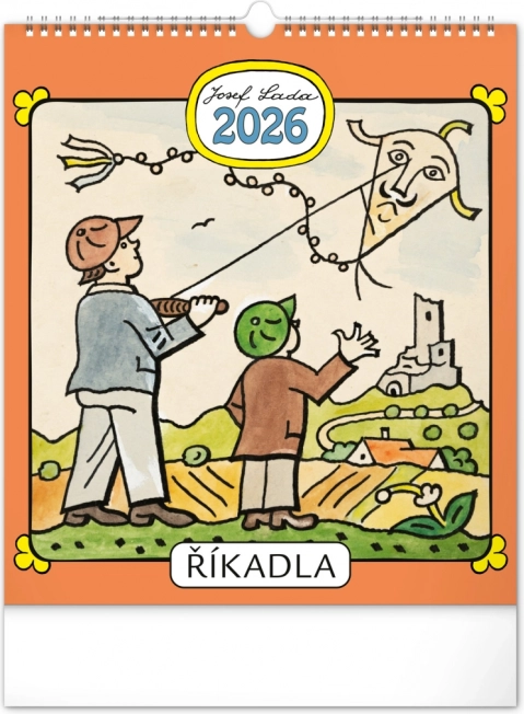 Wandkalender Josef Lada - Reime 2026