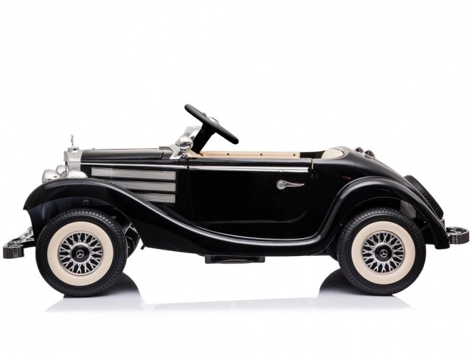 Retro-Auto auf Batterie Mercedes 540K Weiß – Schwarz