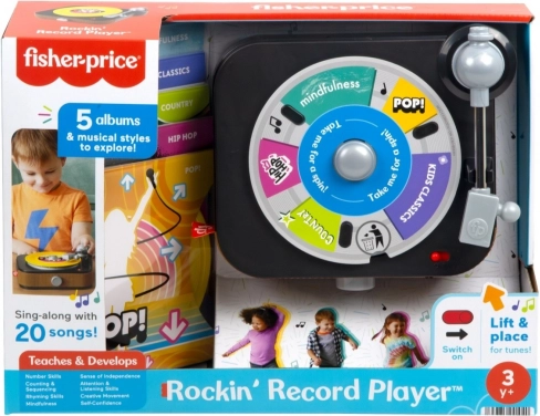 Plattenspieler für die Kleinsten FISHER-PRICE – interaktives Kinder-Radio