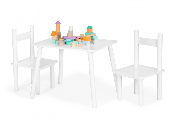 Kindermöbel-Set Tisch + 2 Stühle