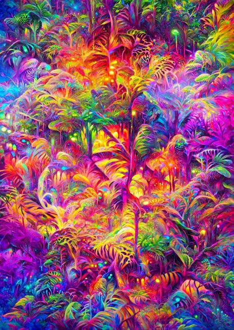 Enjoy Puzzle Tapete aus dem Dschungel 1000 Teile