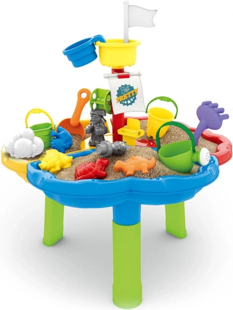 WOOPIE Wasserspieltisch und Sandkasten 3in1 Piratenschiff