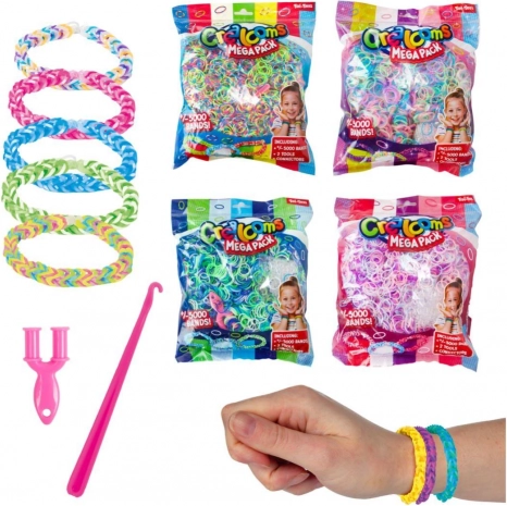 Mach dein eigenes Armband - 5000 Gummibänder und Werkzeuge im Beutel